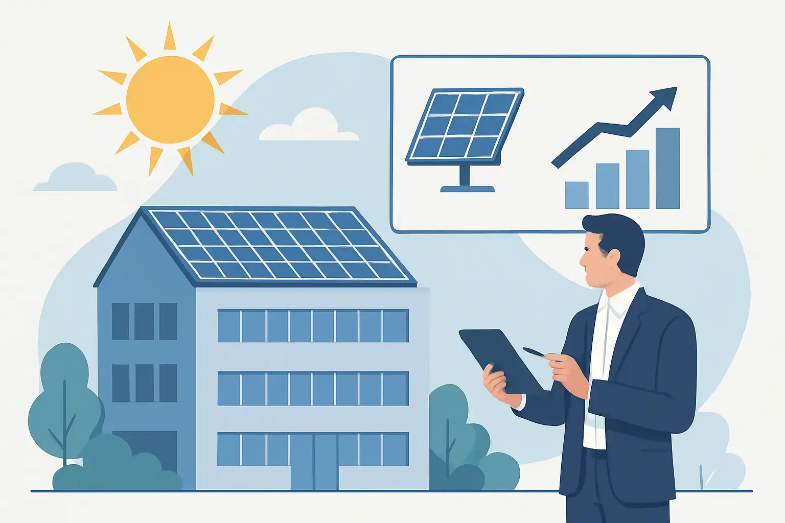Fotovoltaico in azienda: dimensionarlo sui consumi